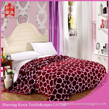 100% polyester king size flanell fleece filt
